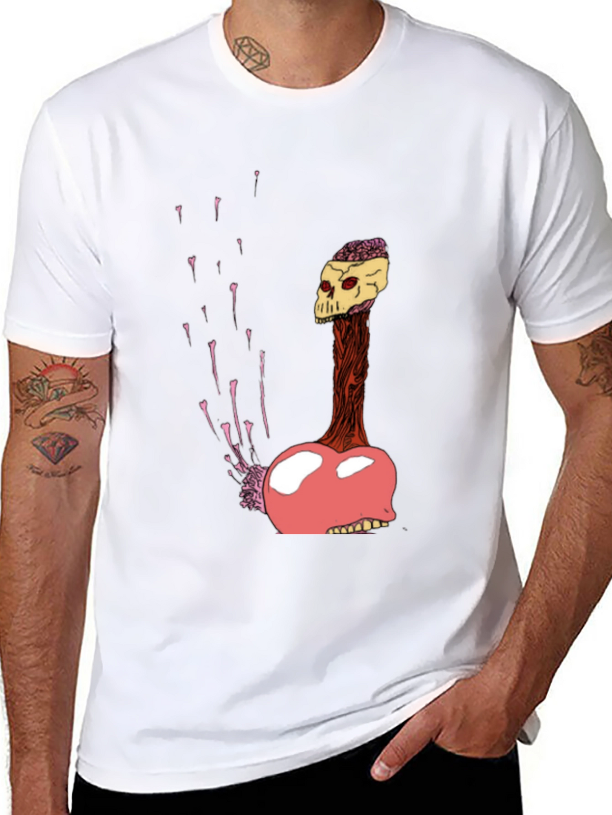 Humorous Anatomical T-Shirt