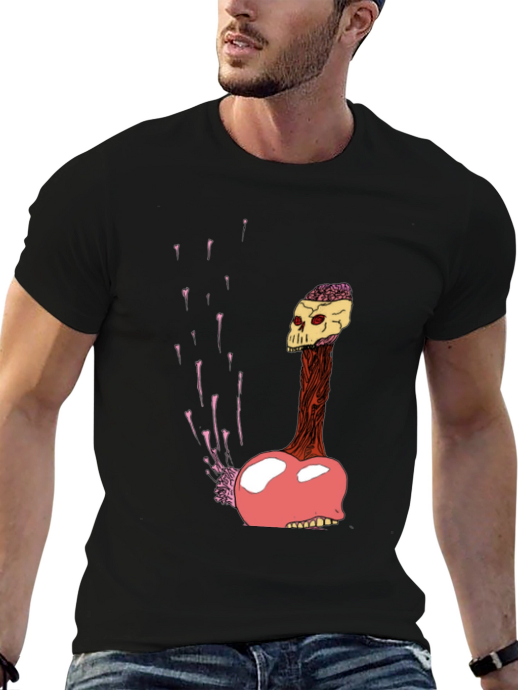 Humorous Anatomical T-Shirt
