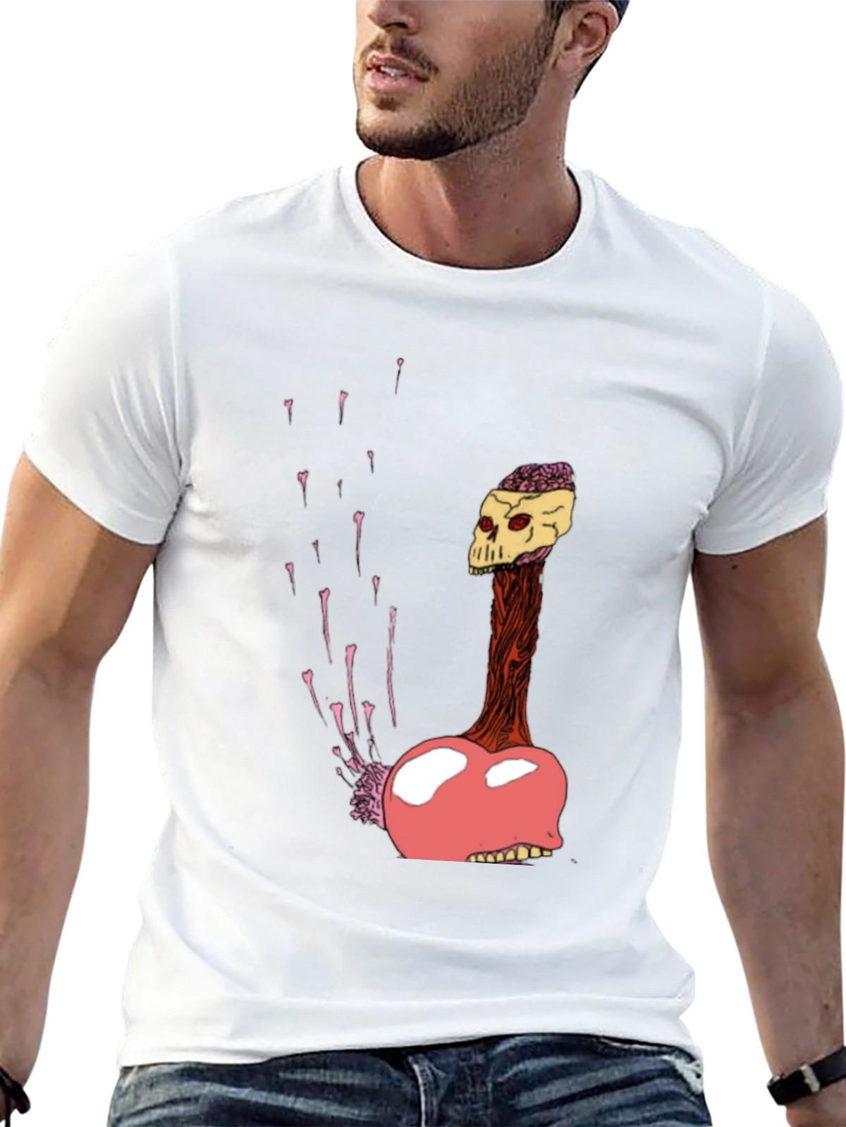 Humorous Anatomical T-Shirt
