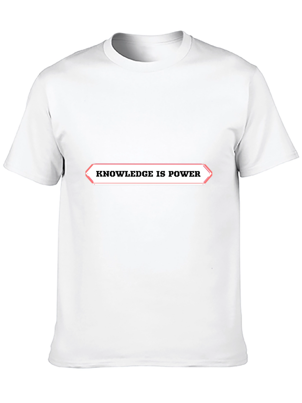 Knowledge is Power Black Graphic Tee