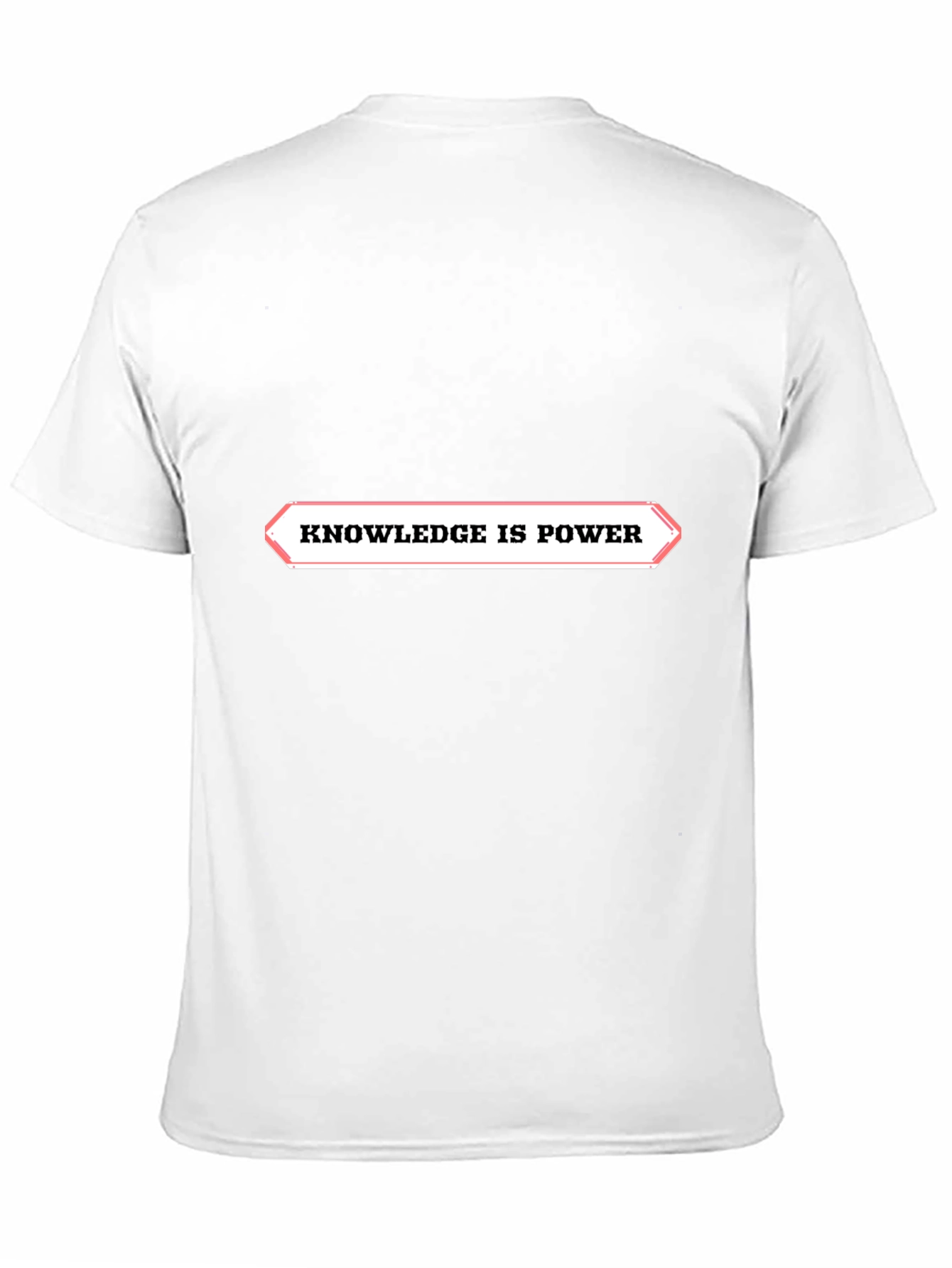 Knowledge is Power Black Graphic Tee