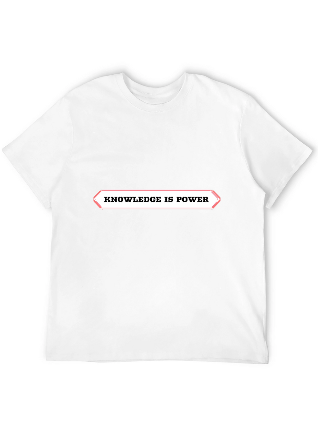 Knowledge is Power Black Graphic Tee