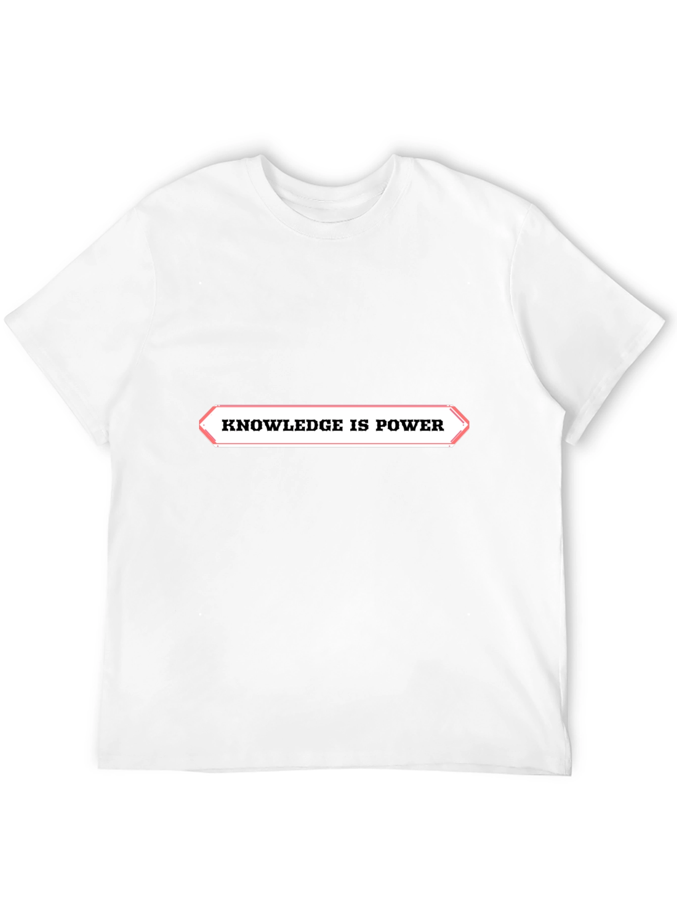 Knowledge is Power Black Graphic Tee