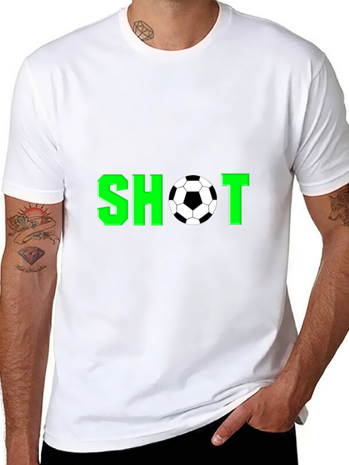 Soccer Shot T-Shirt - Sporty Graphic Tee