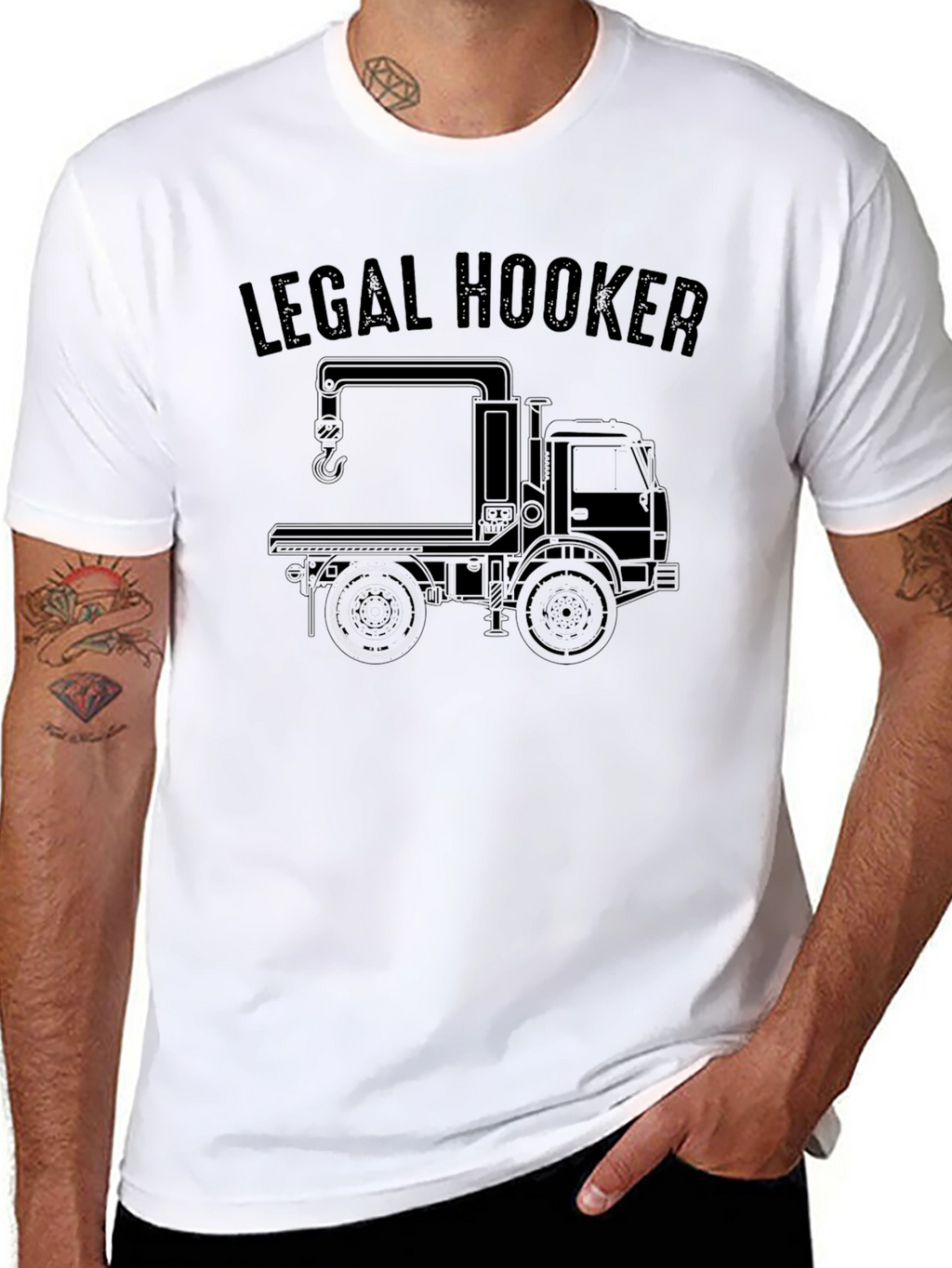 Legal Hooker Tow Truck T-Shirt