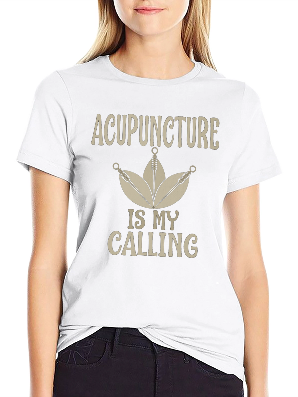 Acupuncture Is My Calling T-Shirt - Black