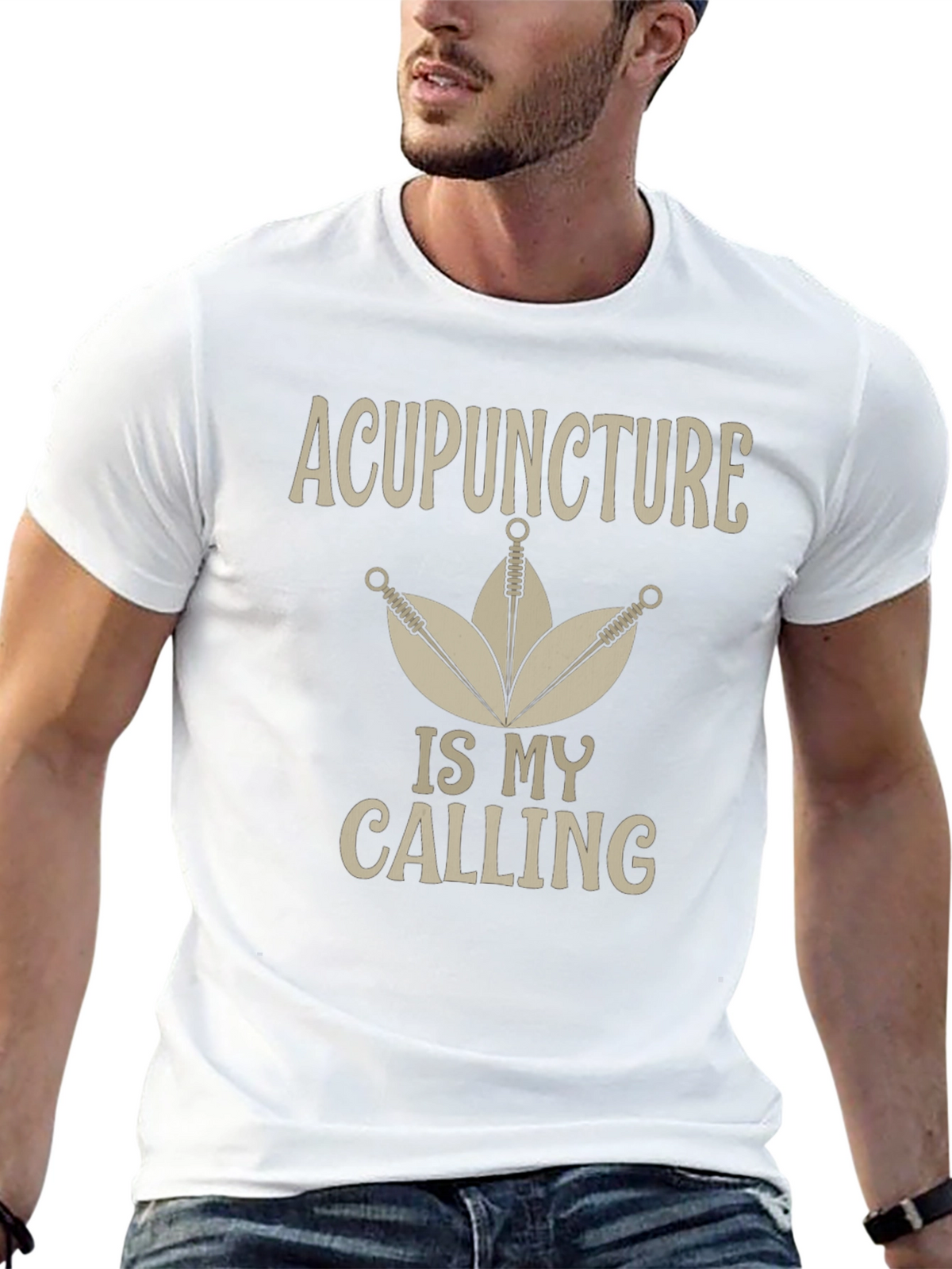 Acupuncture Is My Calling T-Shirt - Black