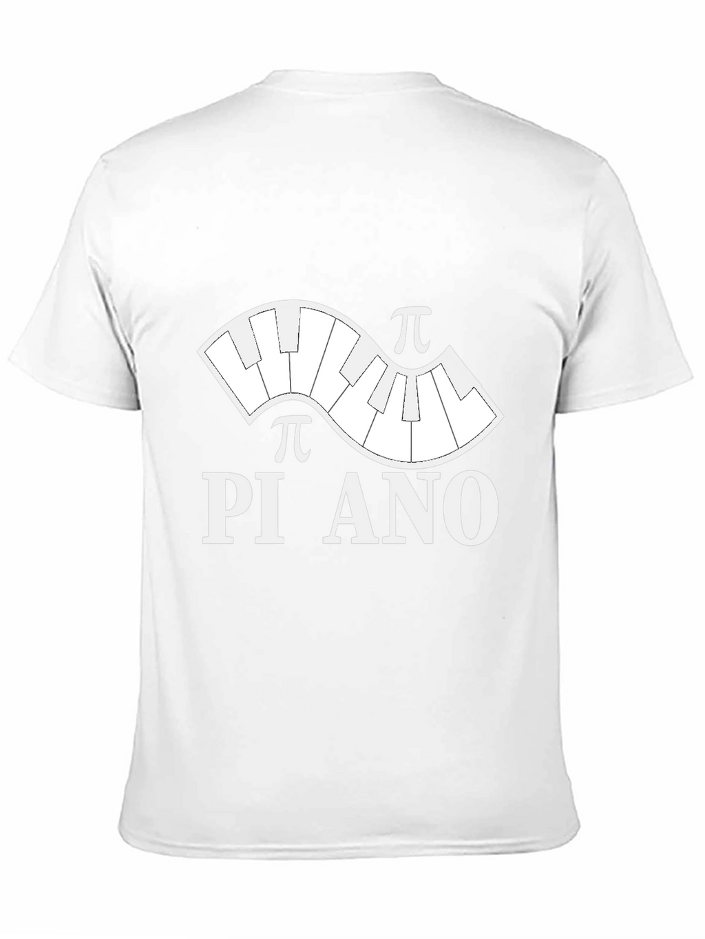 Pi-ano T-Shirt: Funny Math & Music Tee