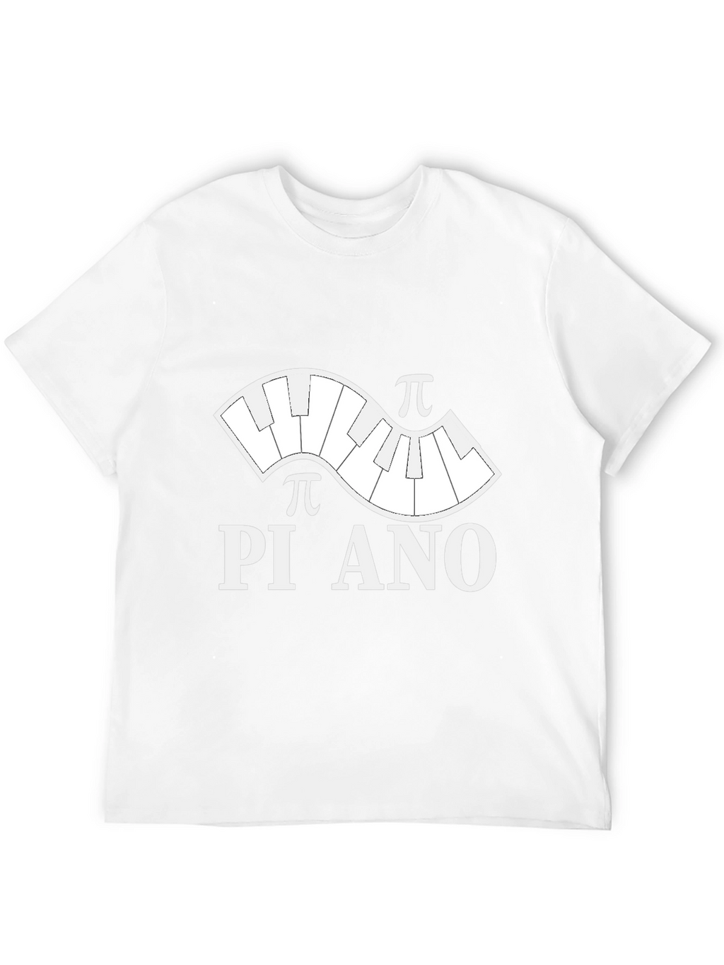 Pi-ano T-Shirt: Funny Math & Music Tee