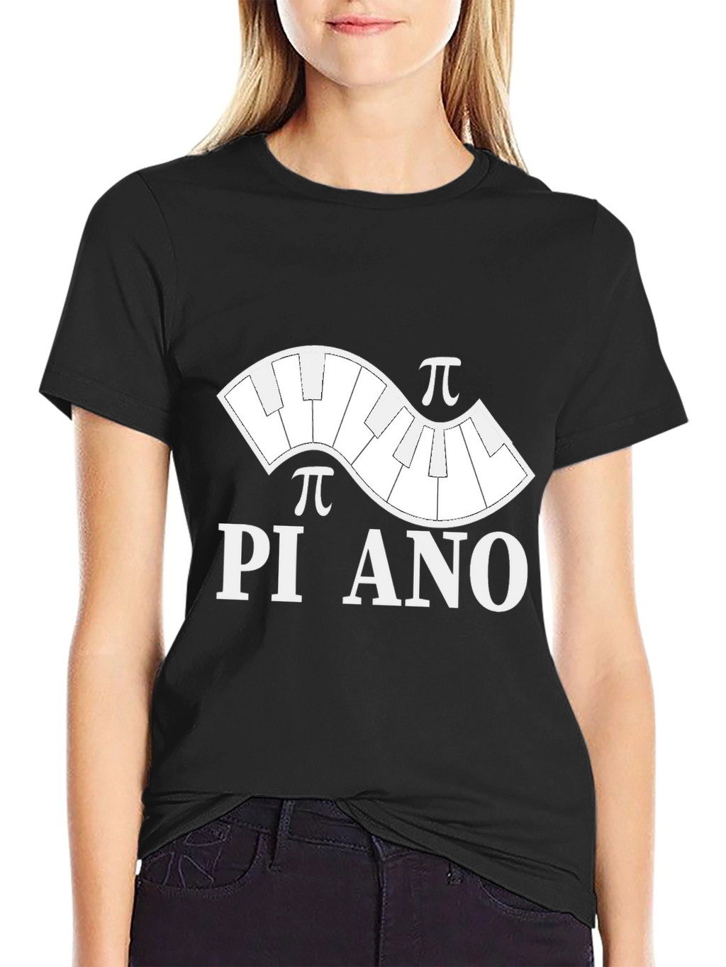 Pi-ano T-Shirt: Funny Math & Music Tee