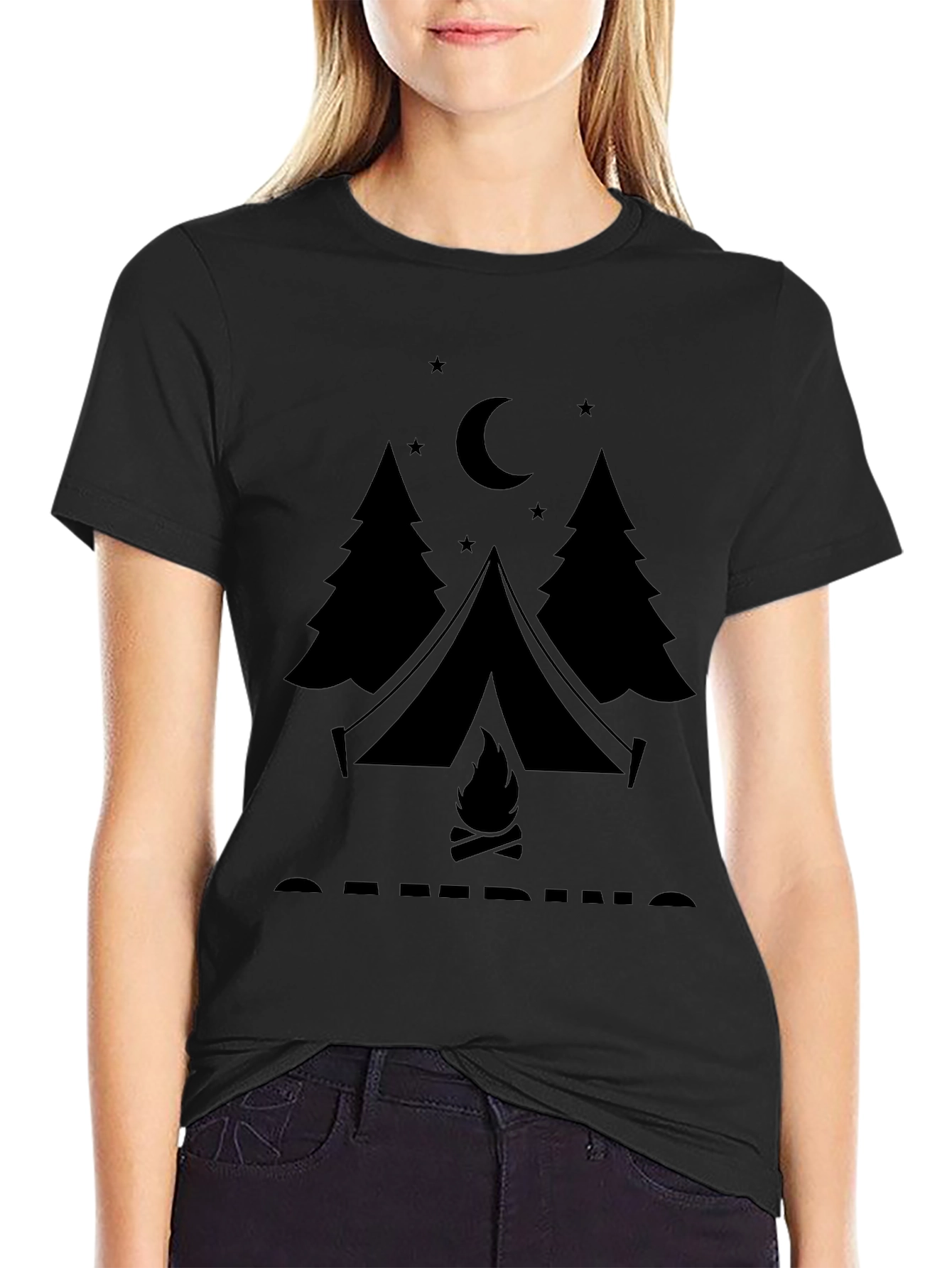 Camping Graphic Tee - Adventure Awaits!