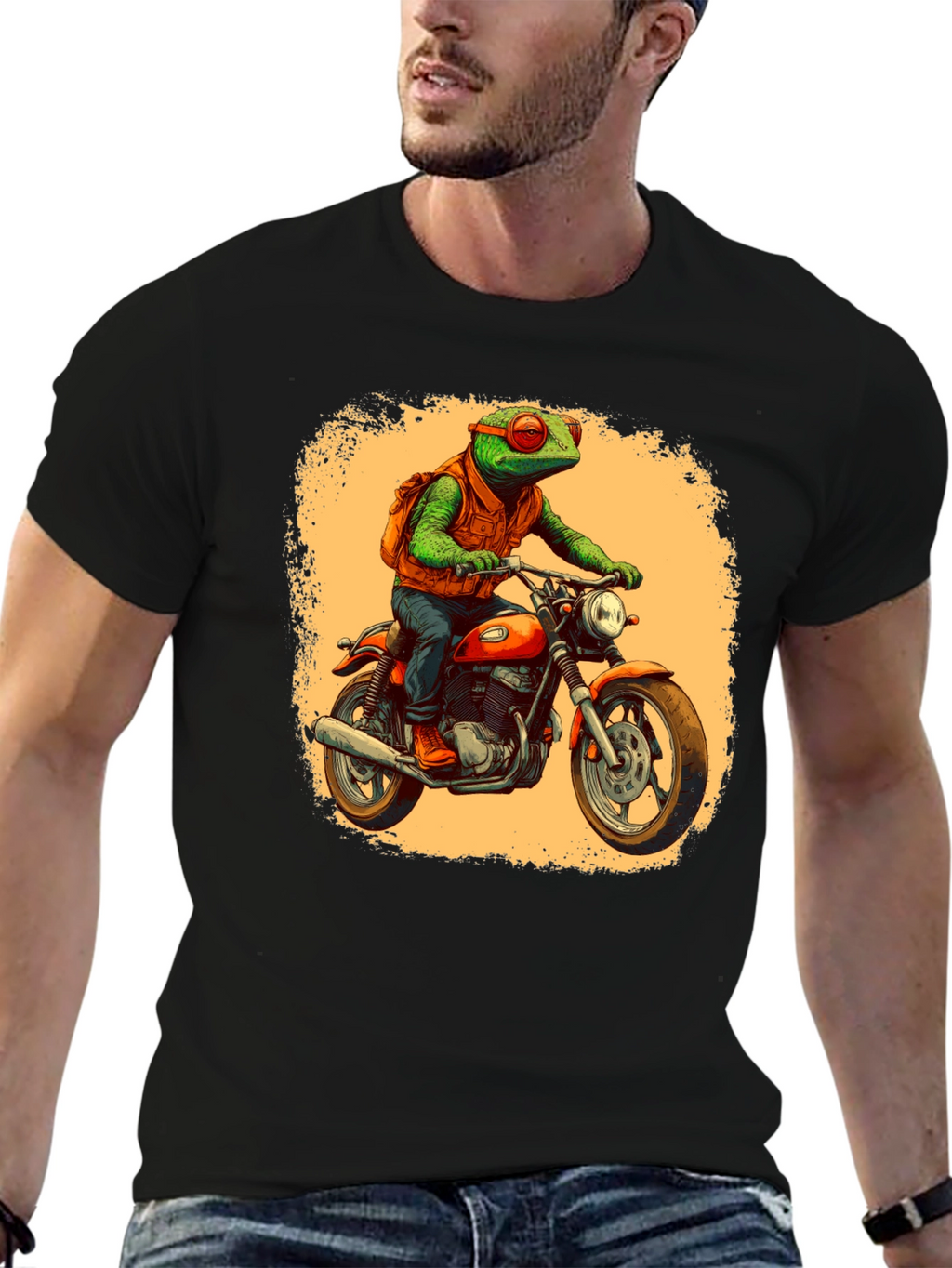 Frog Rider Graphic T-Shirt