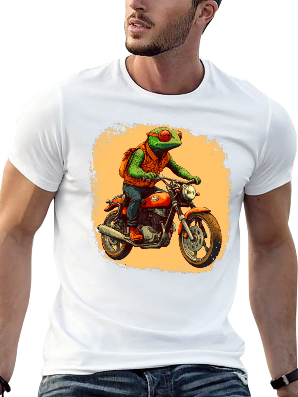 Frog Rider Graphic T-Shirt