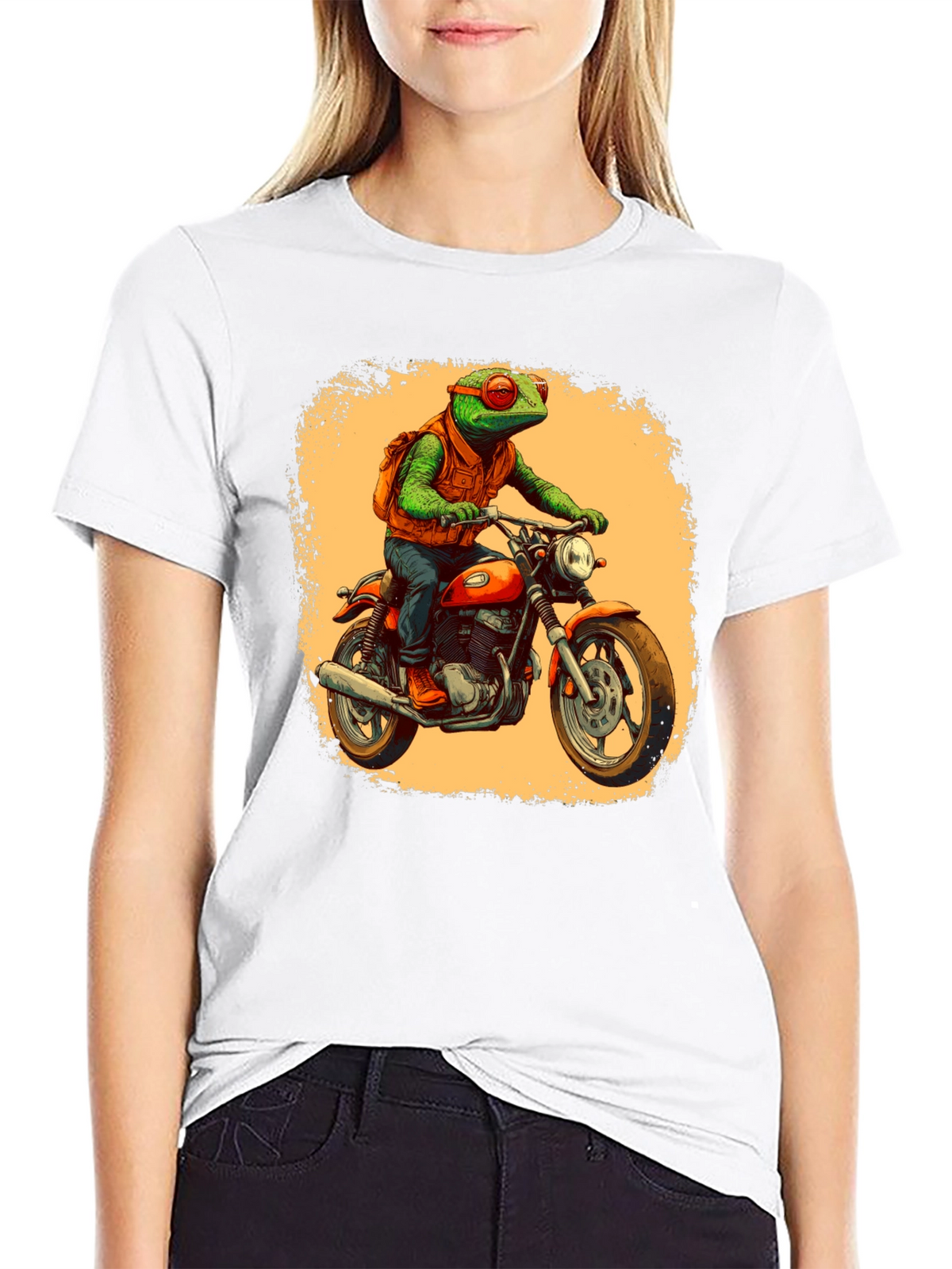 Frog Rider Graphic T-Shirt
