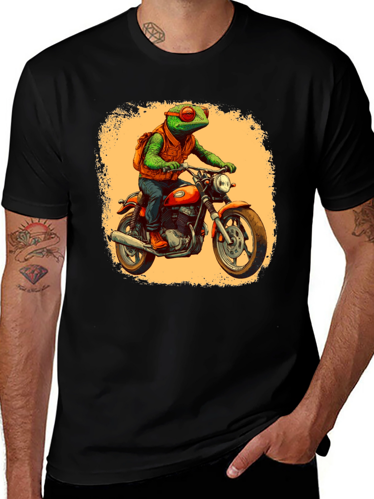 Frog Rider Graphic T-Shirt