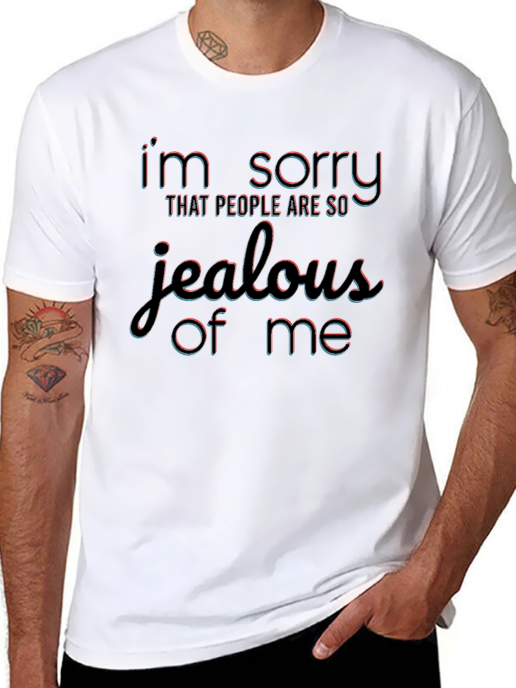 Jealous of Me Black T-Shirt