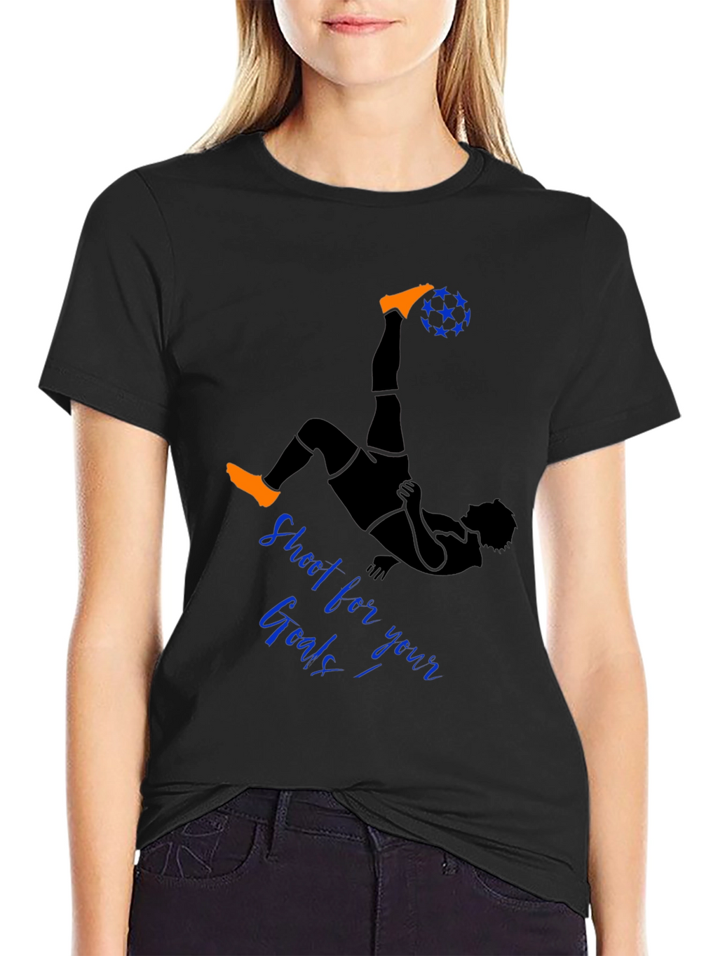 Shoot For Your Goals Graphic Tee