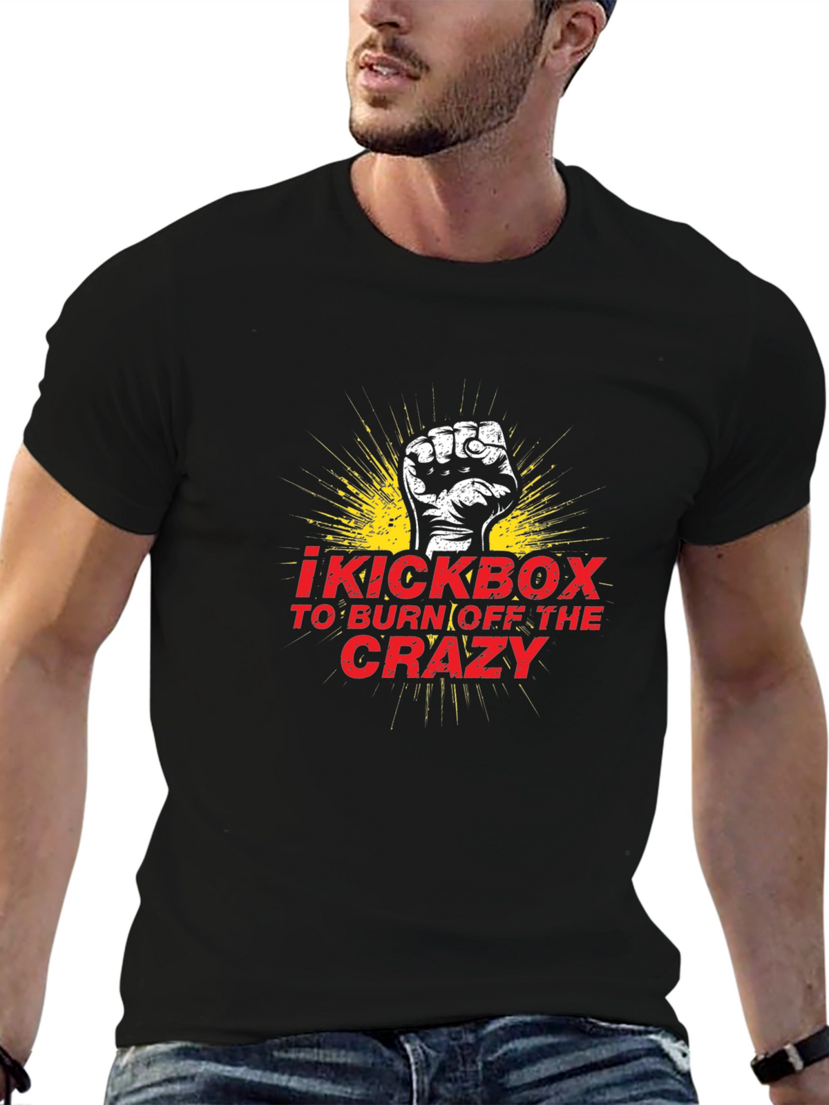 Kickbox Crazy Graphic Tee