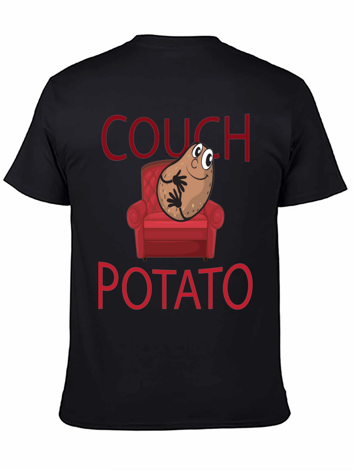 Couch Potato Graphic T-Shirt - Funny Novelty Tee