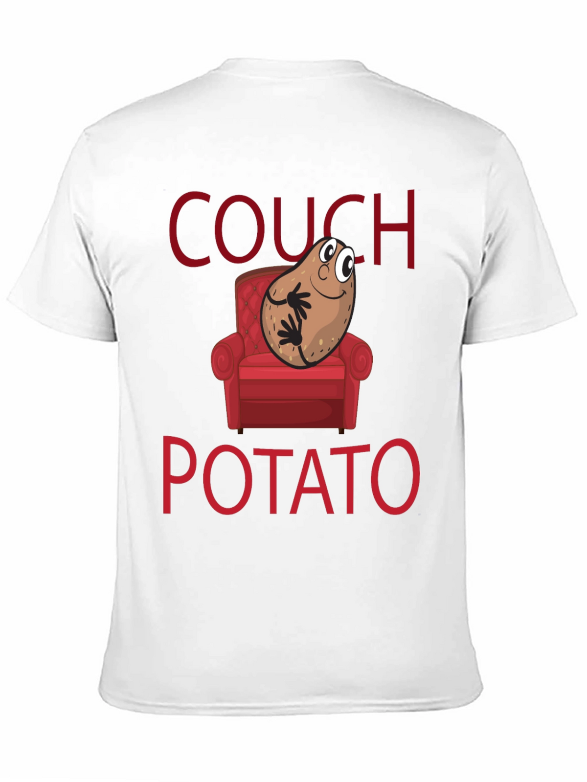 Couch Potato Graphic T-Shirt - Funny Novelty Tee