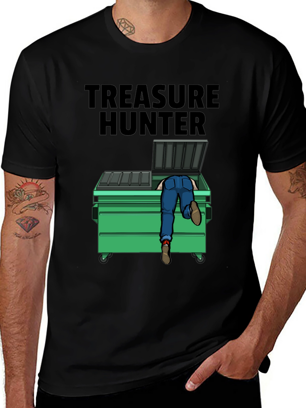 Treasure Hunter T-Shirt - Dumpster Diver Humor