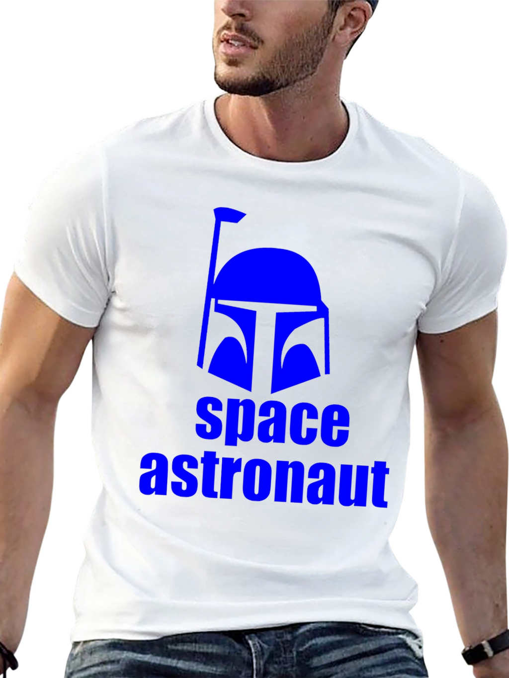 Space Astronaut Helmet T-Shirt - Bold Graphic Tee