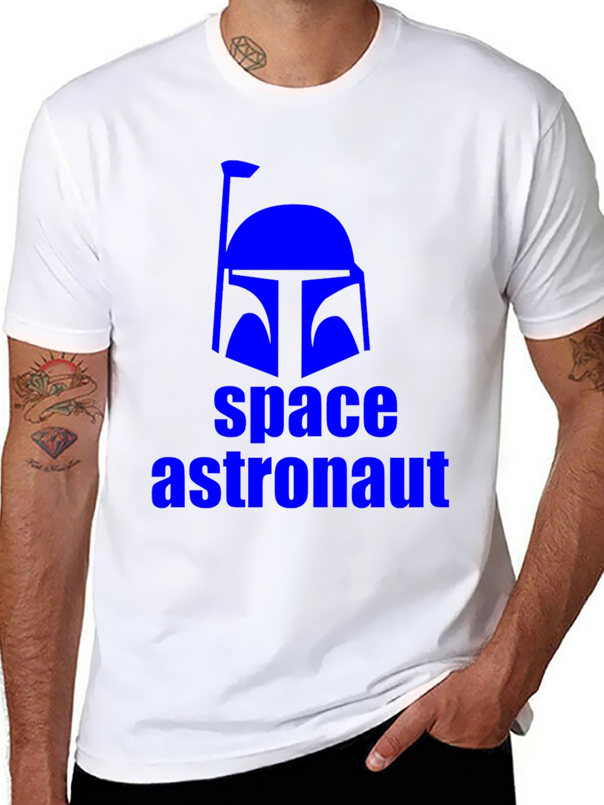 Space Astronaut Helmet T-Shirt - Bold Graphic Tee