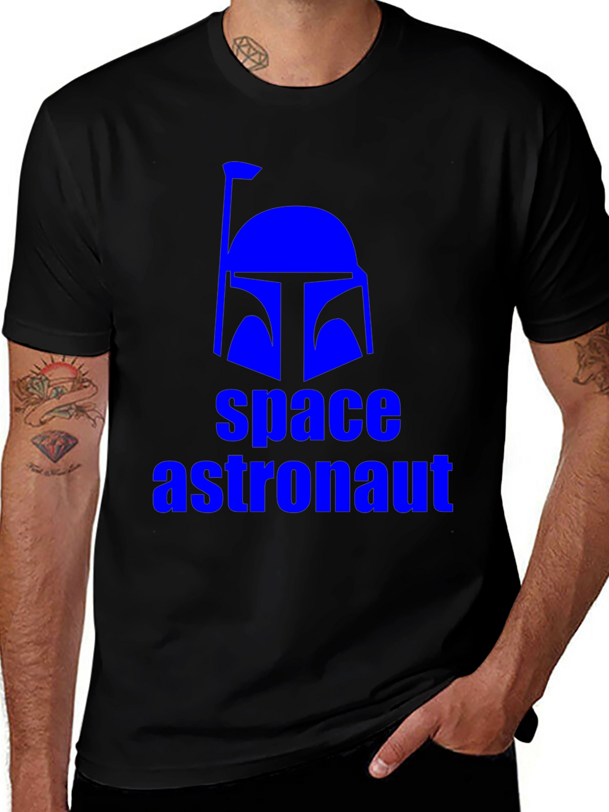Space Astronaut Helmet T-Shirt - Bold Graphic Tee
