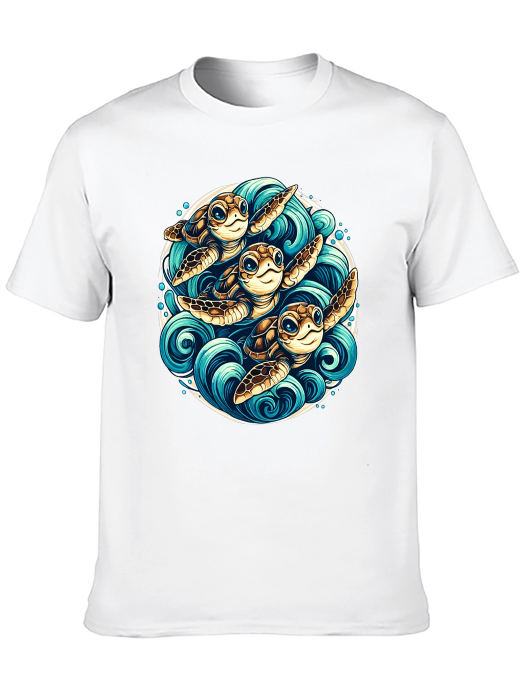 Turtle Trio Graphic Tee - Ocean Lovers Apparel