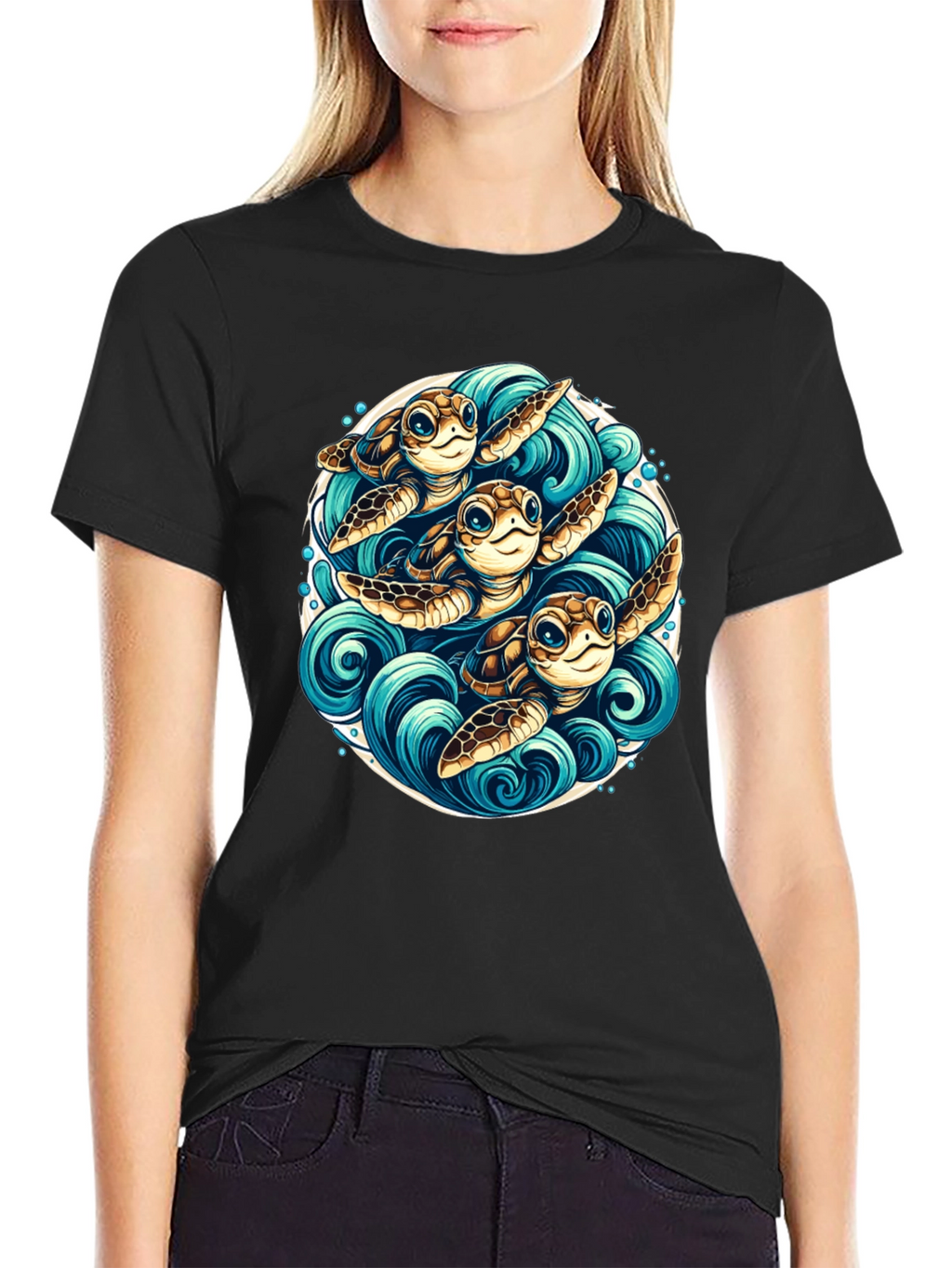 Turtle Trio Graphic Tee - Ocean Lovers Apparel