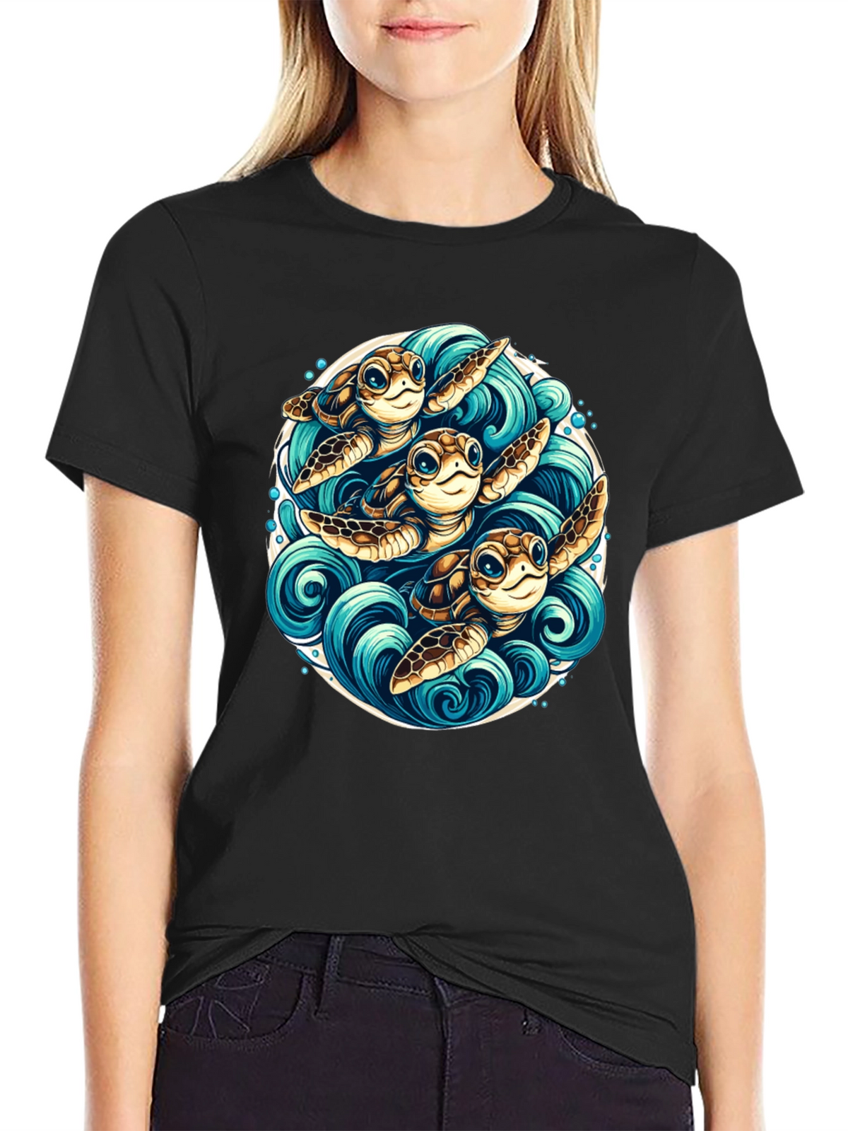 Turtle Trio Graphic Tee - Ocean Lovers Apparel