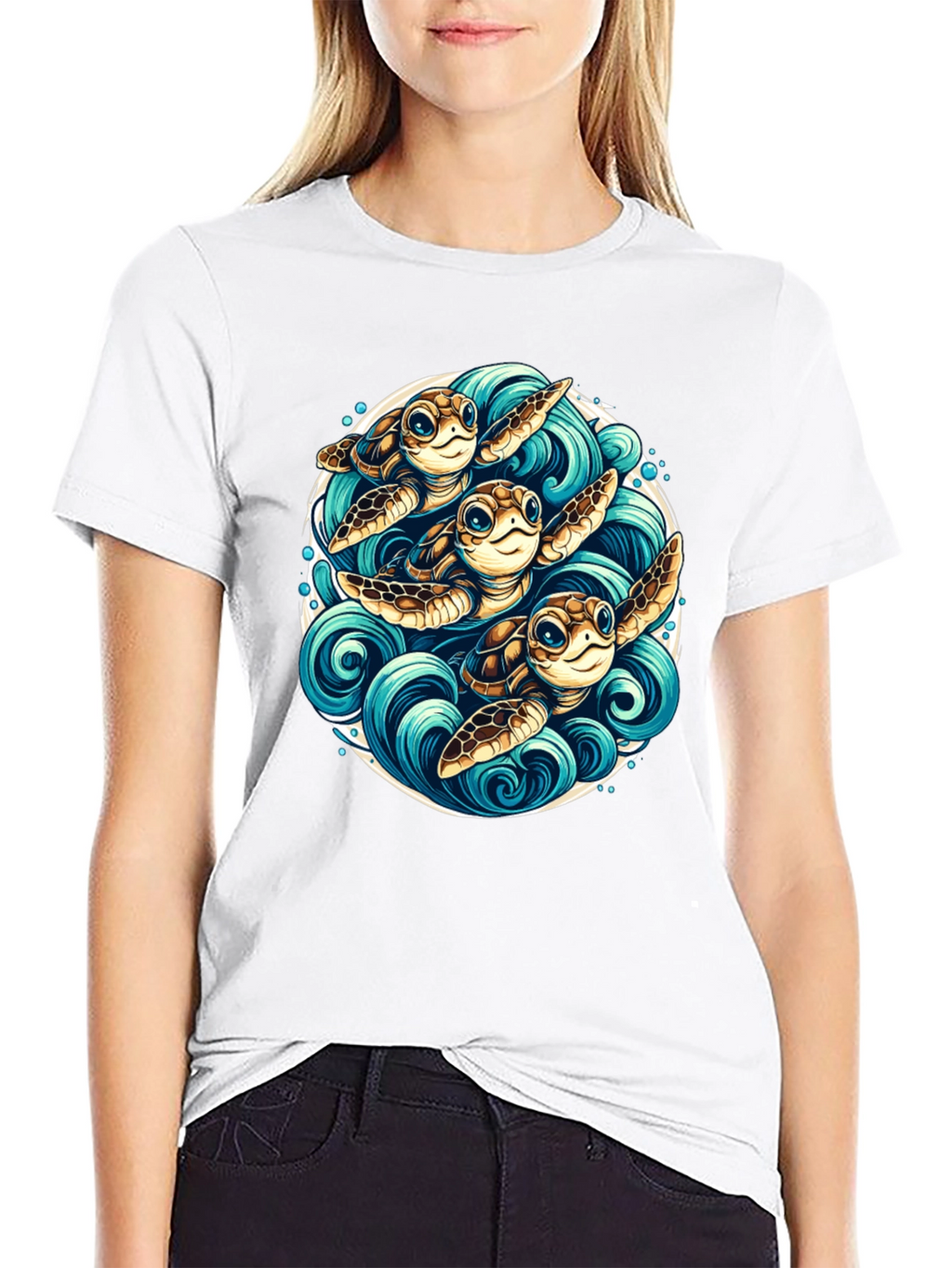 Turtle Trio Graphic Tee - Ocean Lovers Apparel