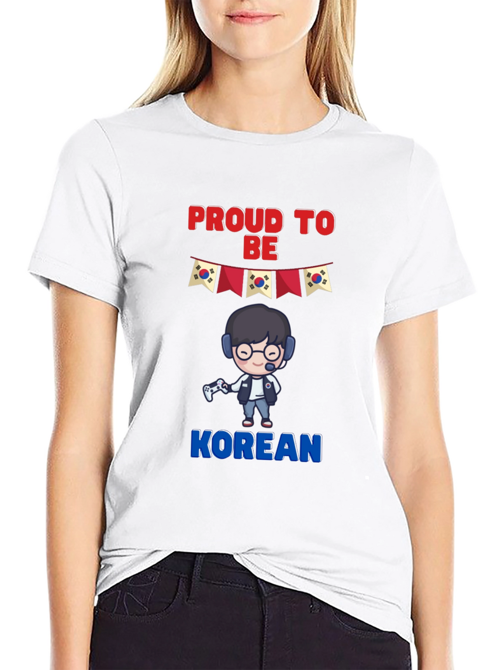Proud to Be Korean T-Shirt - Gamer Design