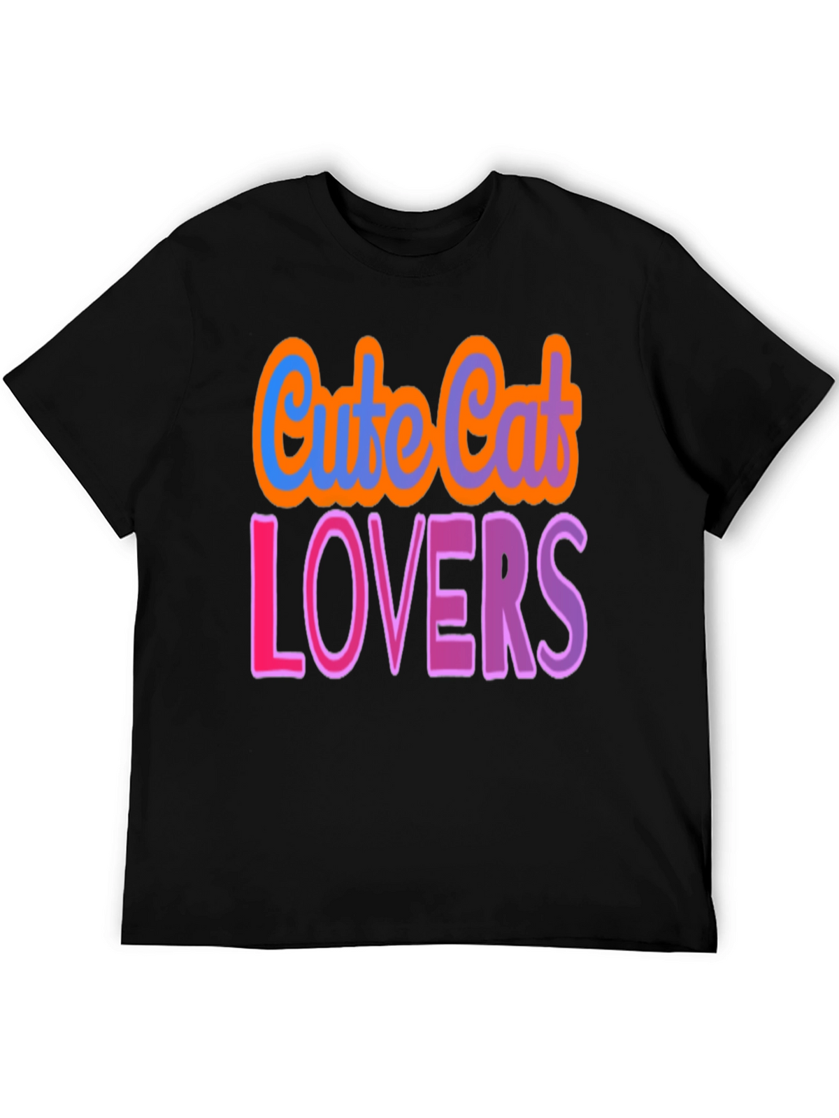 Cute Cat Lovers Graphic T-Shirt