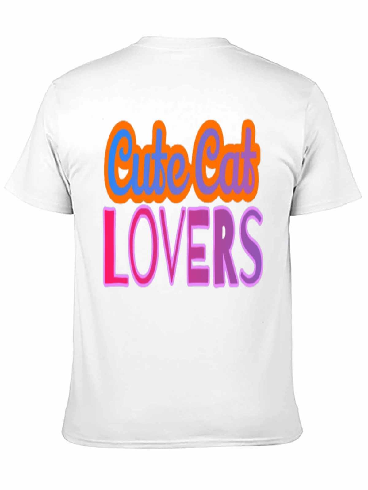 Cute Cat Lovers Graphic T-Shirt