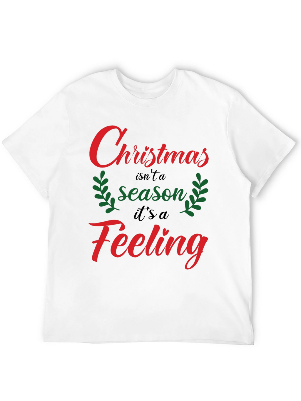 Christmas Feeling Graphic Tee Shirt