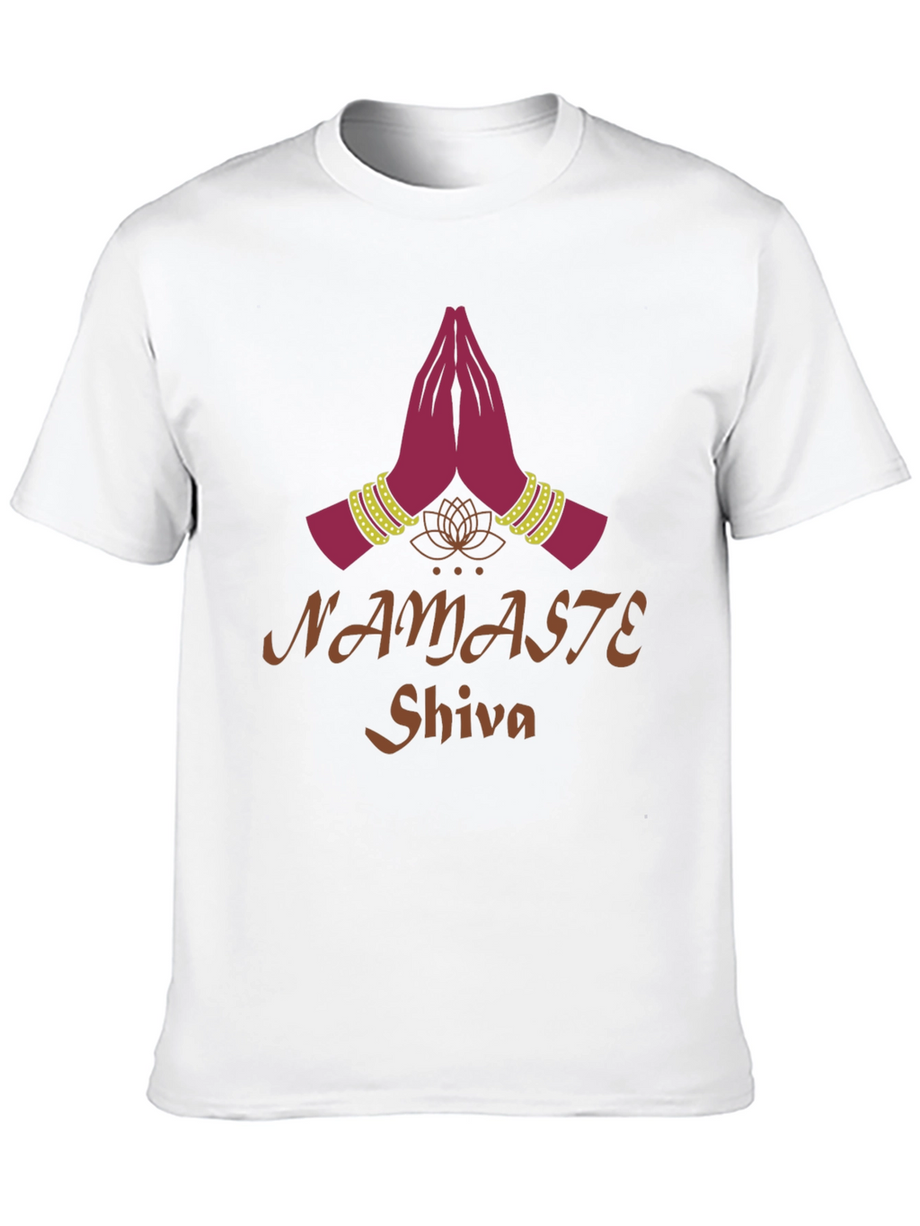 Namaste Shiva Graphic Tee - Spiritual Yoga T-Shirt