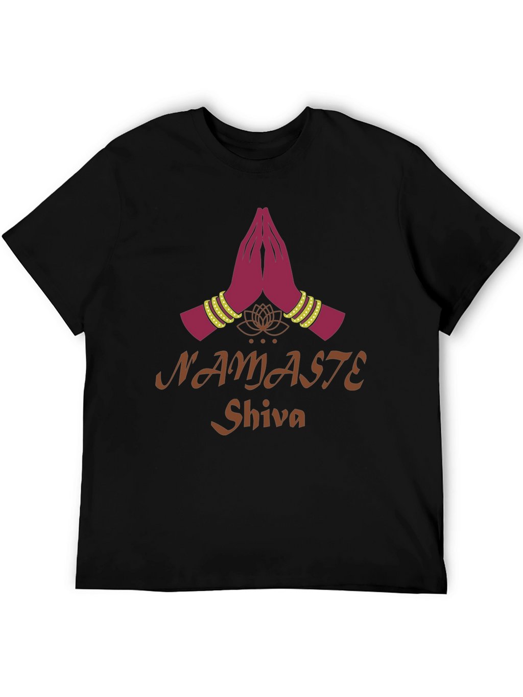 Namaste Shiva Graphic Tee - Spiritual Yoga T-Shirt