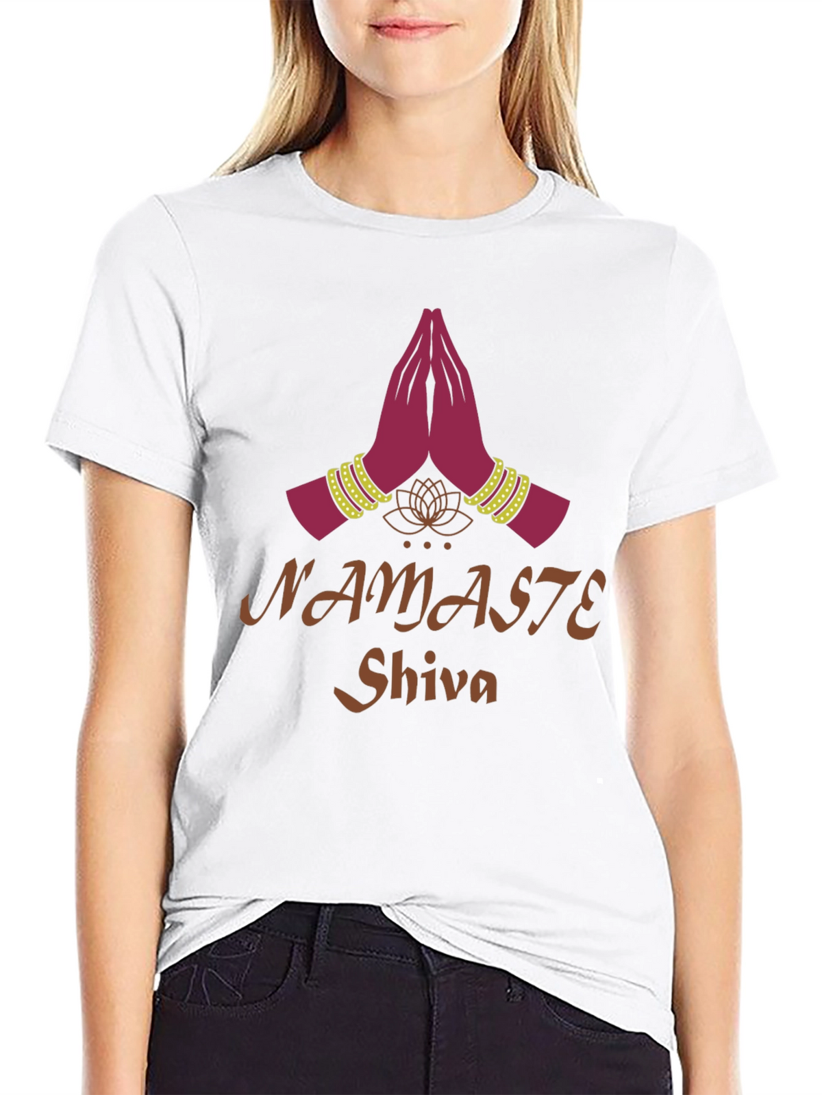 Namaste Shiva Graphic Tee - Spiritual Yoga T-Shirt