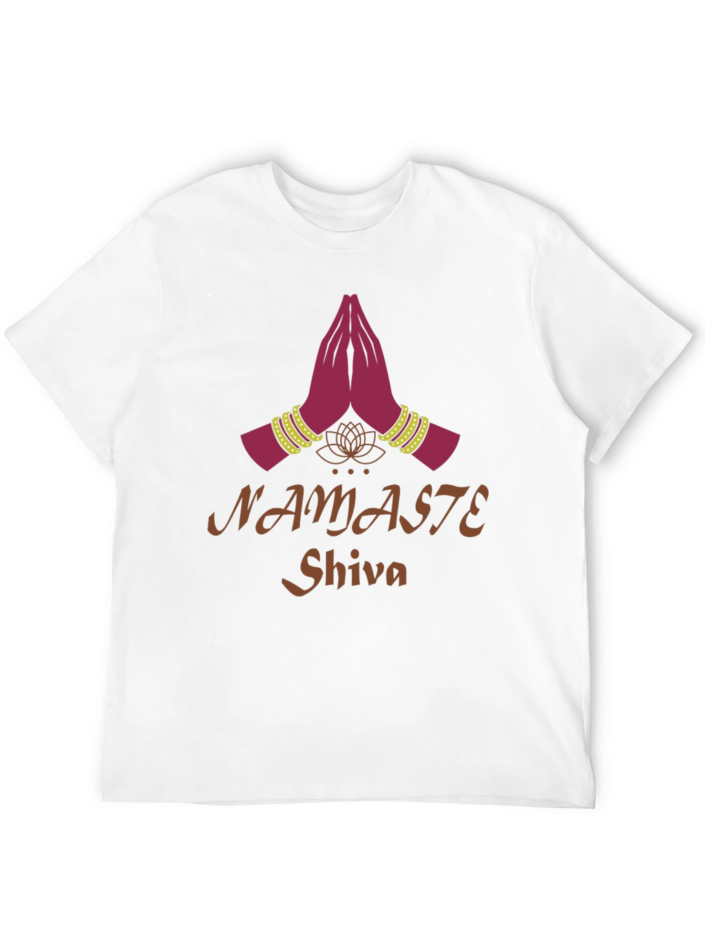 Namaste Shiva Graphic Tee - Spiritual Yoga T-Shirt