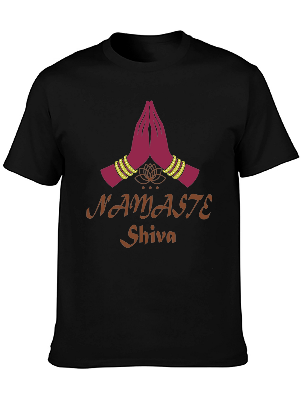 Namaste Shiva Graphic Tee - Spiritual Yoga T-Shirt