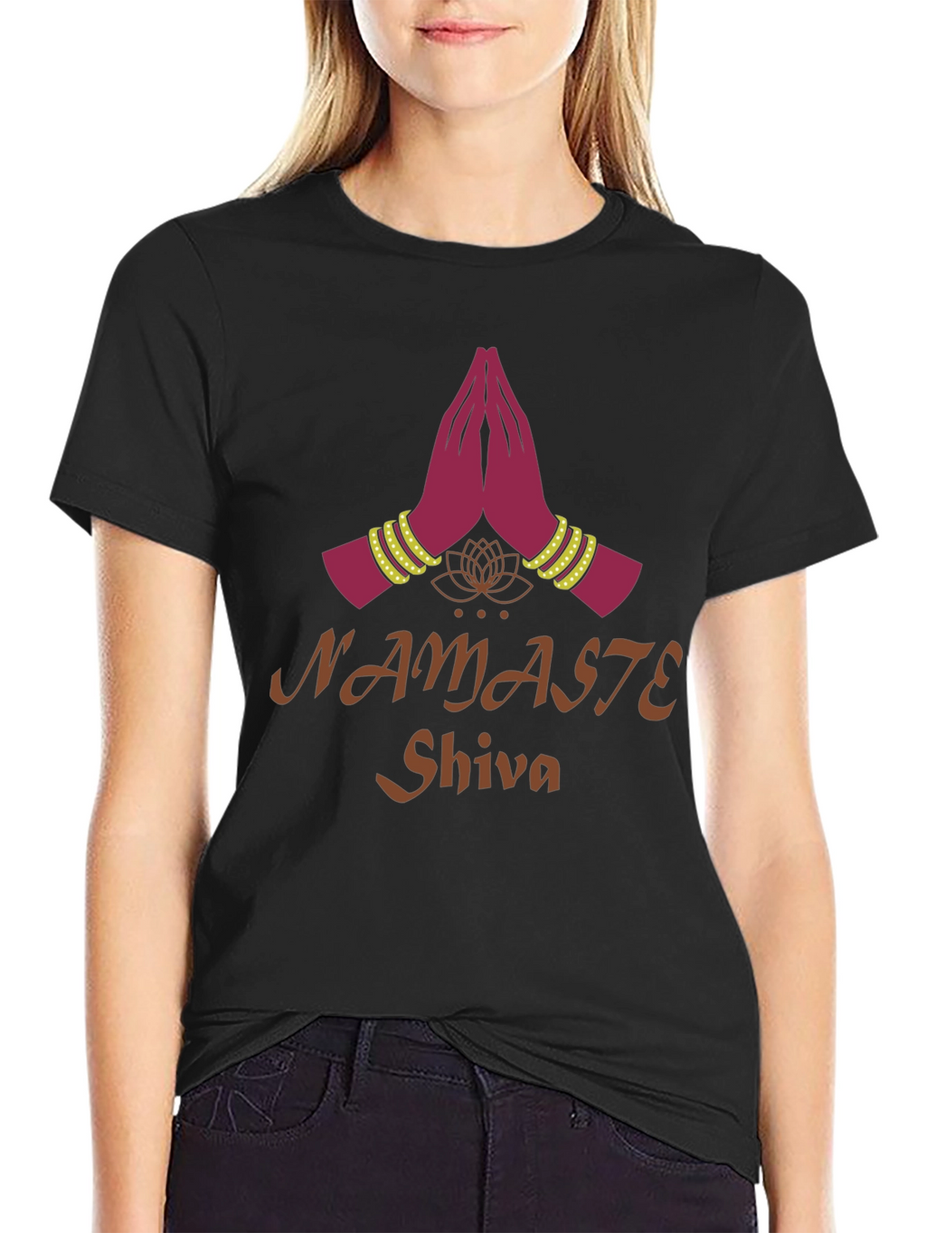 Namaste Shiva Graphic Tee - Spiritual Yoga T-Shirt