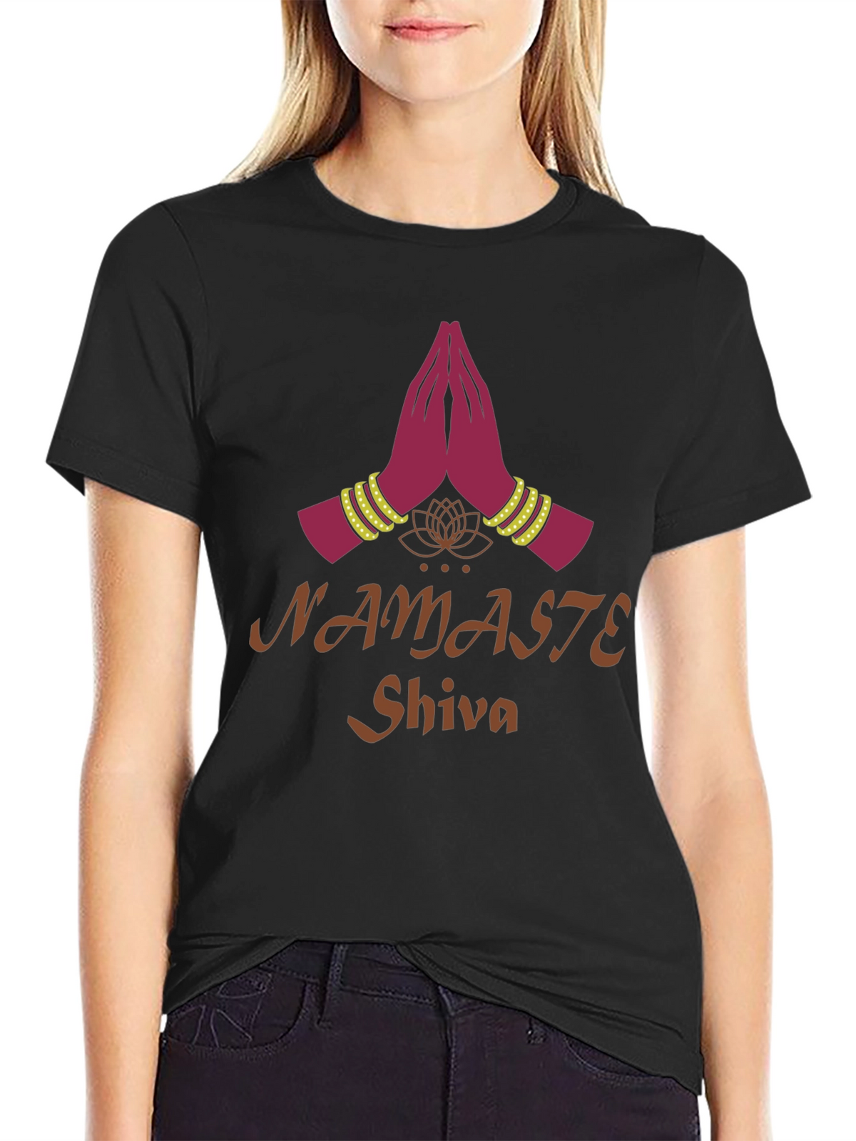 Namaste Shiva Graphic Tee - Spiritual Yoga T-Shirt