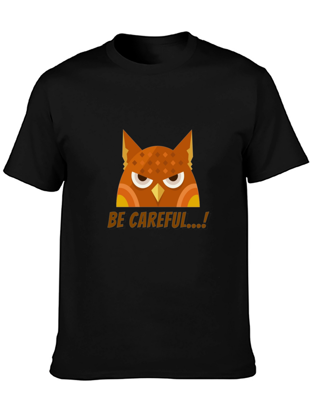 Beware Owl Graphic Tee - Premium Cotton Comfort