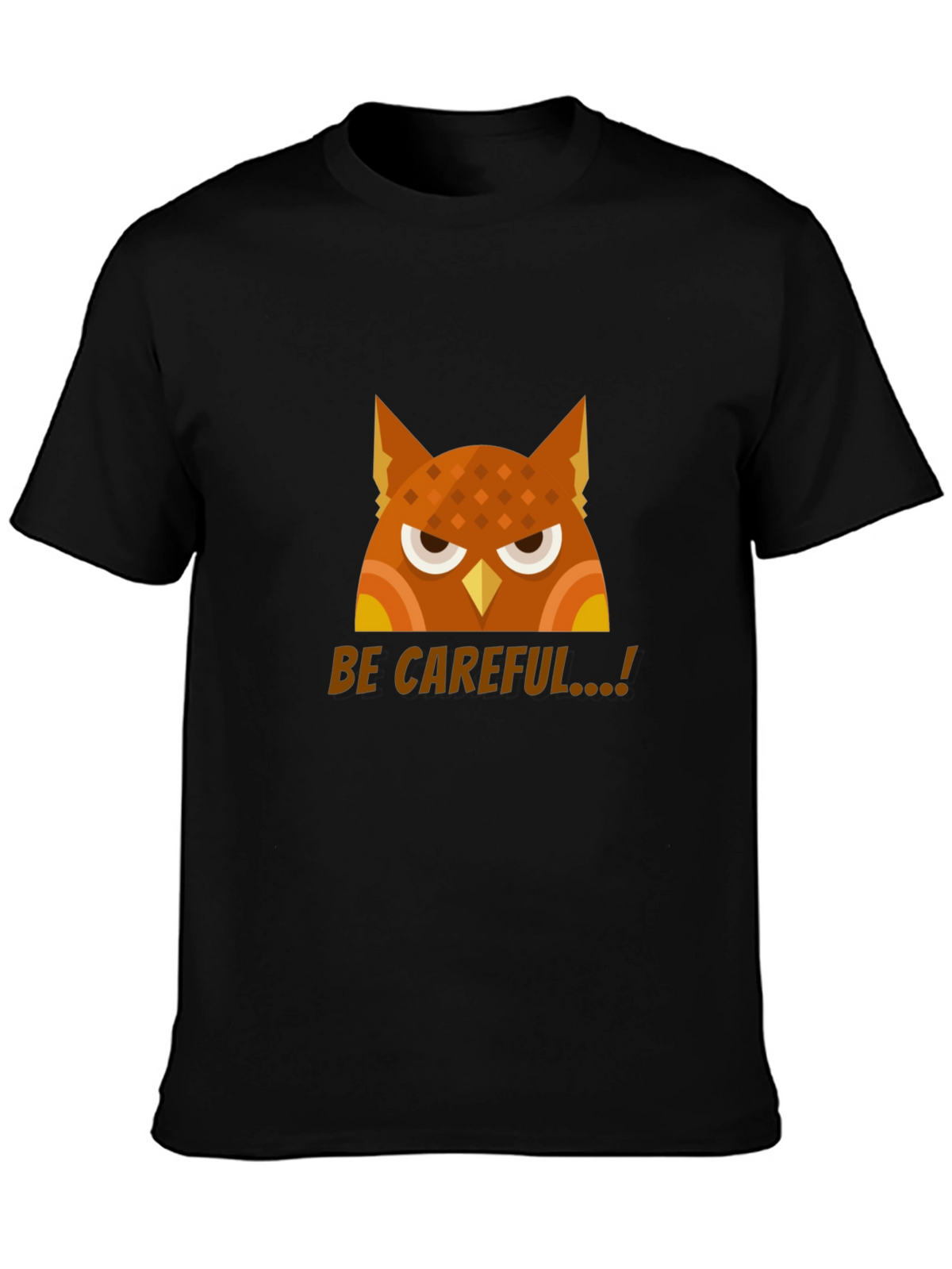 Beware Owl Graphic Tee - Premium Cotton Comfort