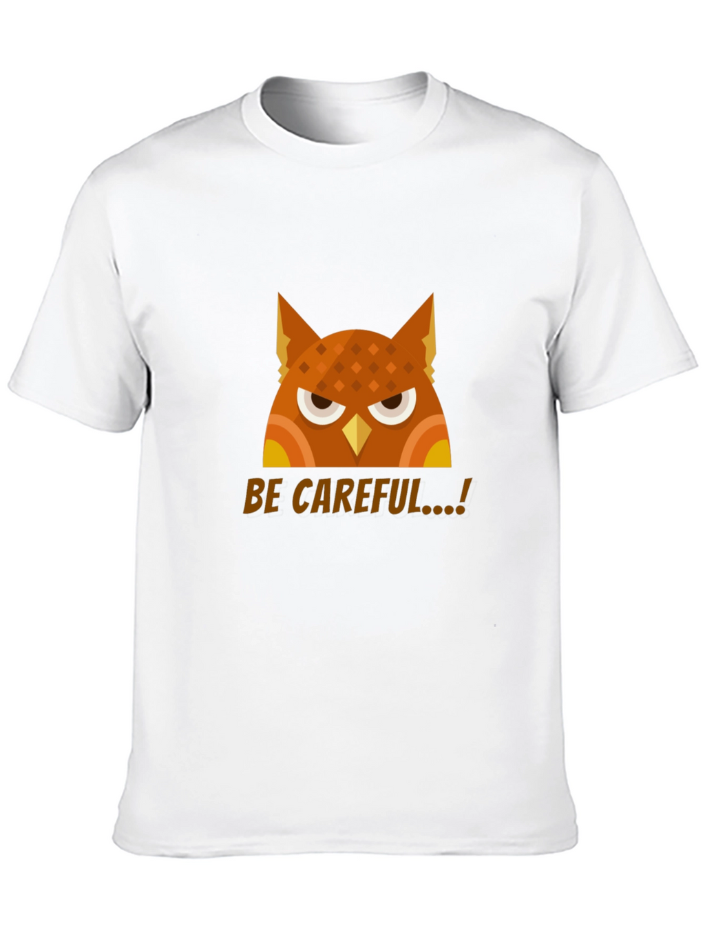 Beware Owl Graphic Tee - Premium Cotton Comfort