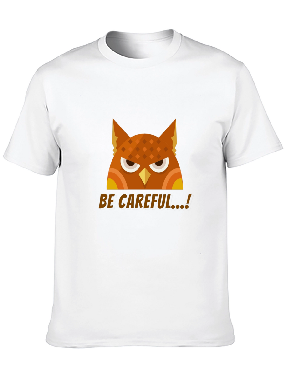 Beware Owl Graphic Tee - Premium Cotton Comfort