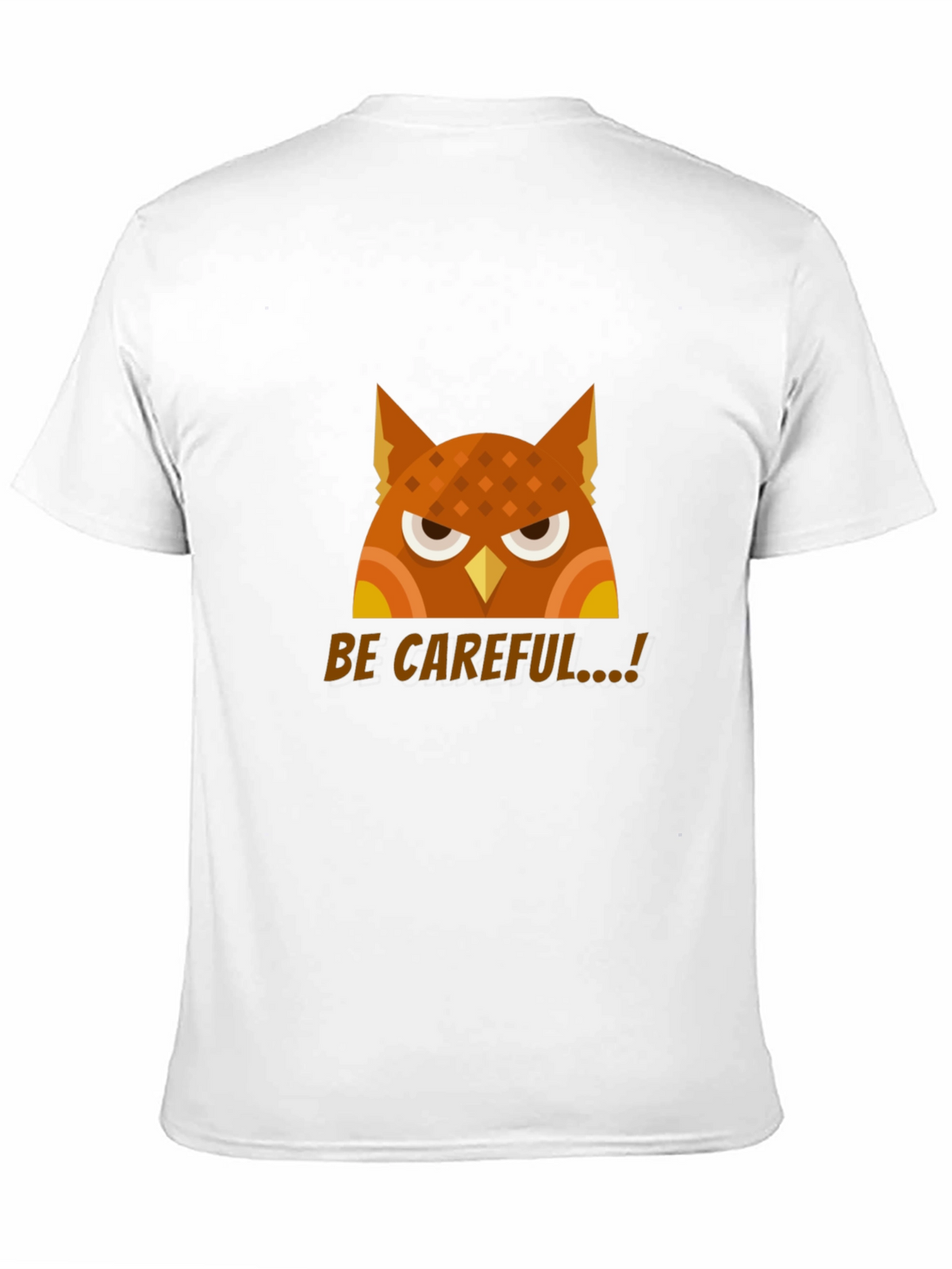 Beware Owl Graphic Tee - Premium Cotton Comfort