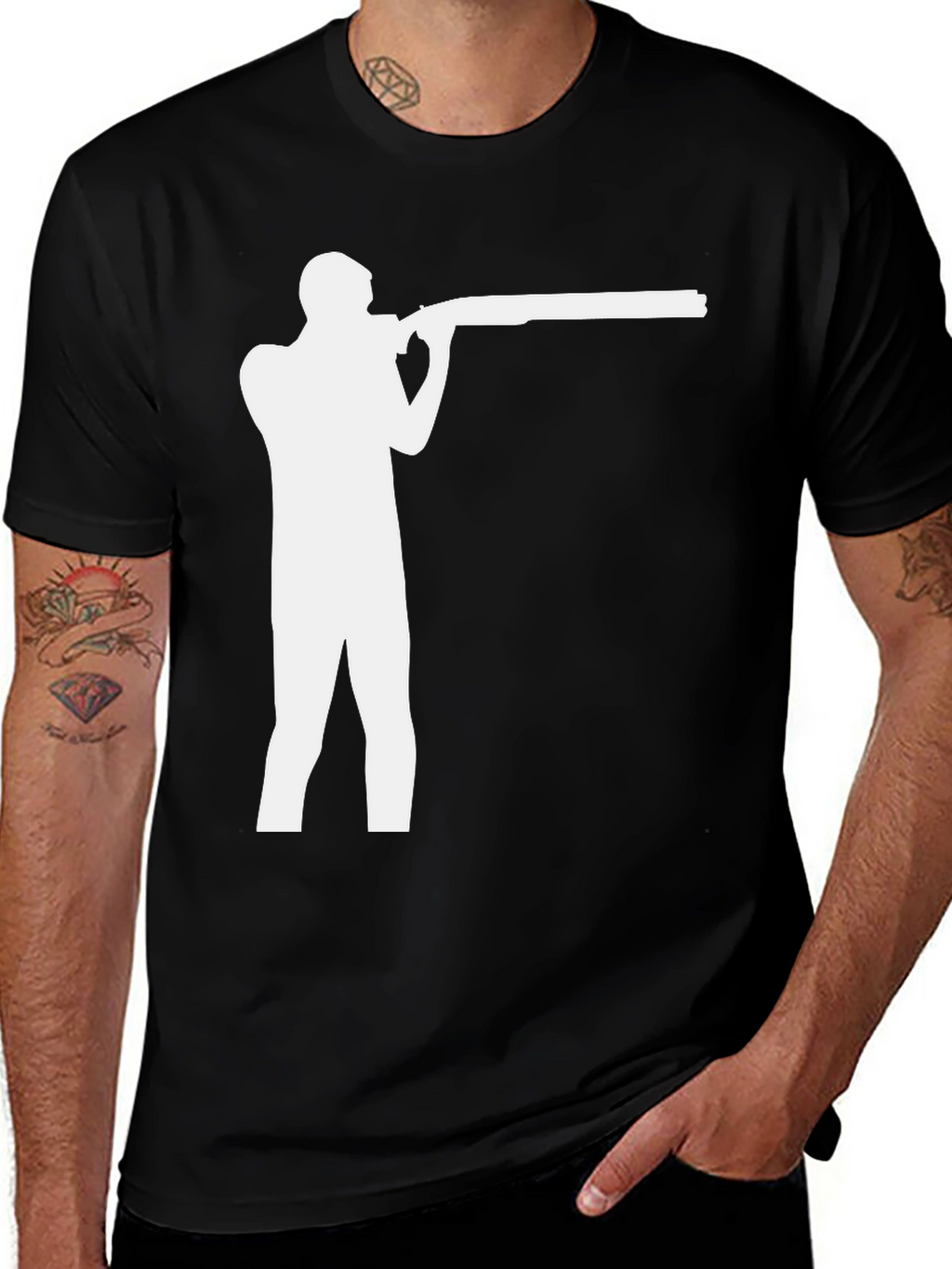 Shooter Silhouette Tee - Target Practice Shirt