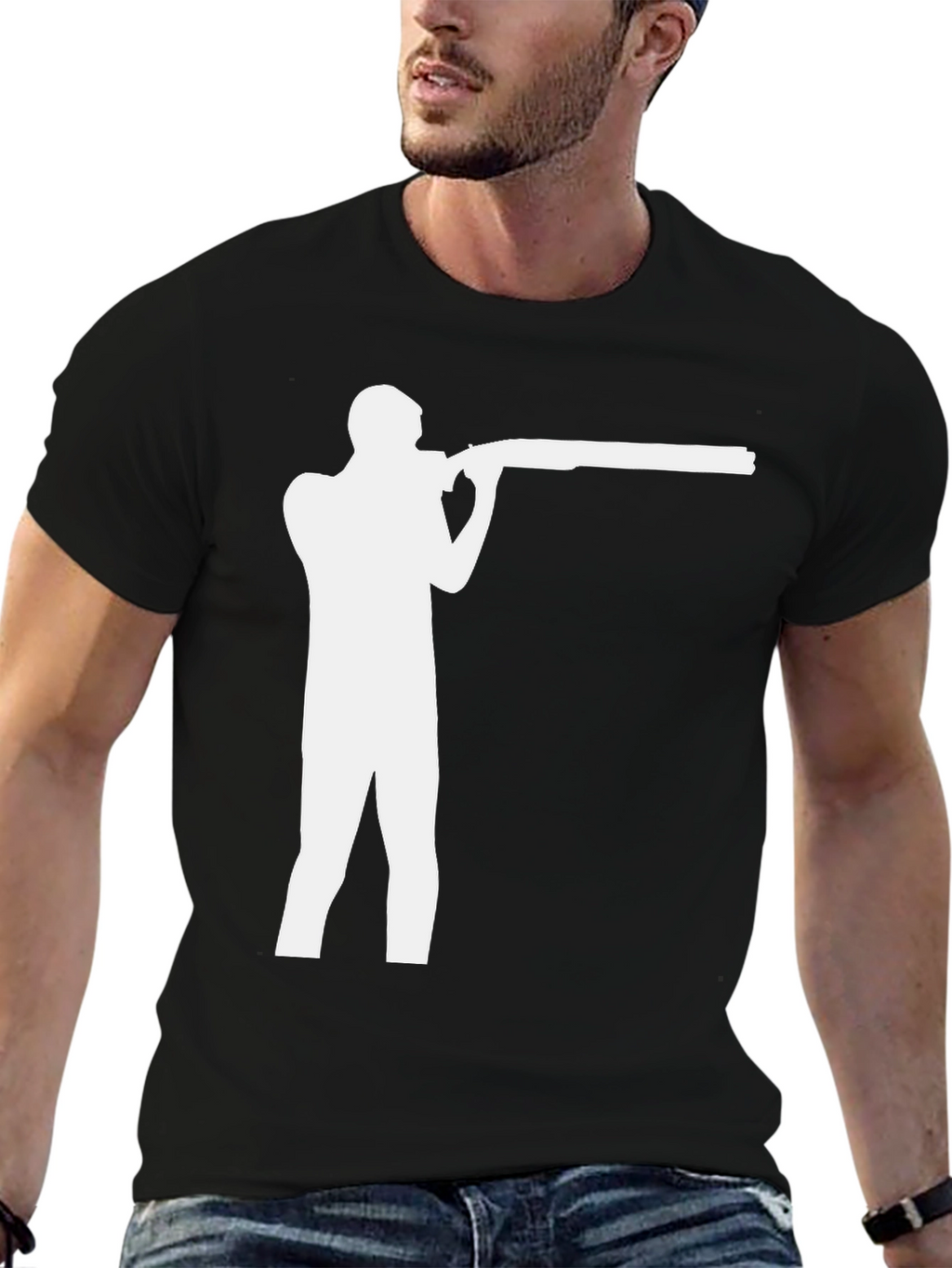 Shooter Silhouette Tee - Target Practice Shirt